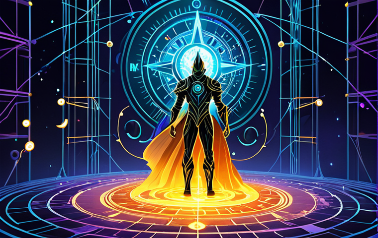 목적을 위한 우선순위 설정 방법 - **Prompt:** A dynamic, slightly fantastical digital art illustration depicting a determined individu...