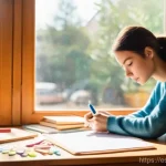 목적 중심 삶을 위한 비전 보드 만들기 - **Prompt:** A serene and creative atmosphere, with a diverse person (e.g., a woman in her 30s, weari...